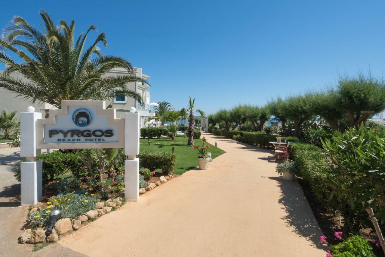 Pyrgos Beach Hotel Apartments Малиа Экстерьер фото